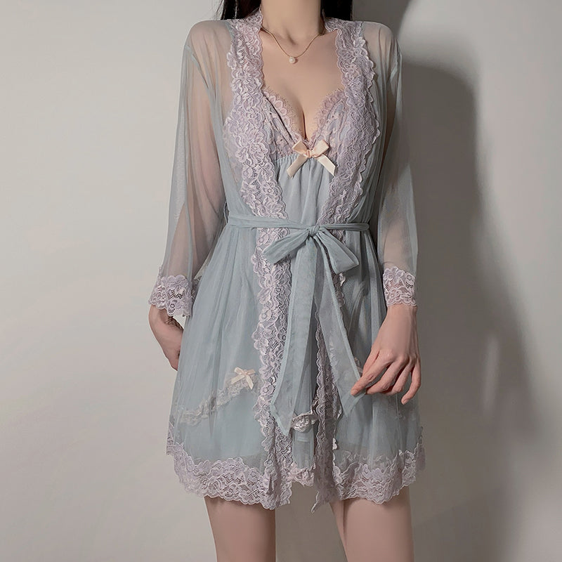 Lace Babydoll - Shrimp Pink