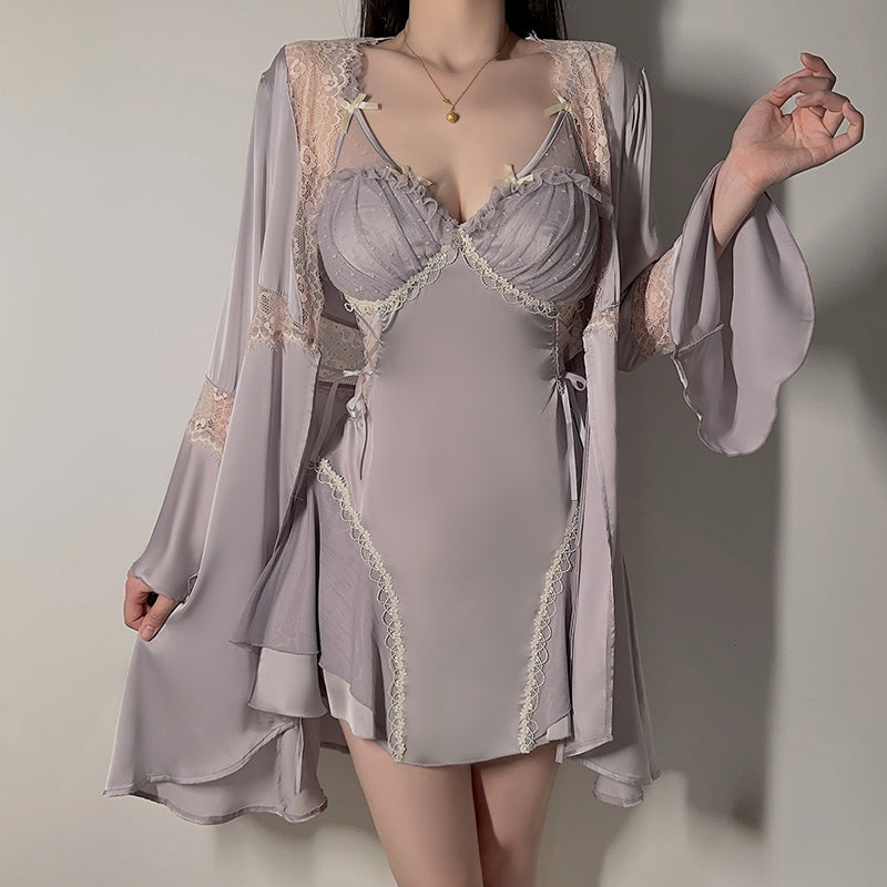 Satin Lace Slip Dress Robe Set - 24.jpg
